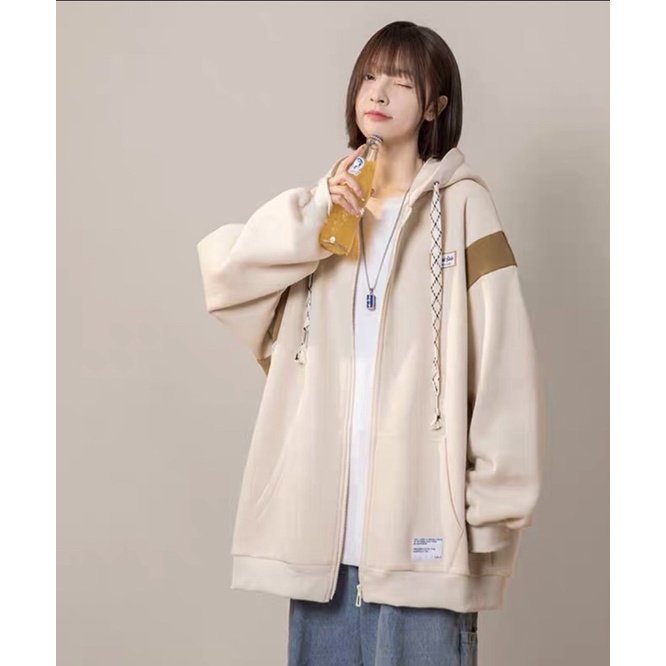 Áo khoác nữ form rộng [CÓ ẢNH THẬT] áo khoác unisex form rộng phong cách Ulzzang hottrend 2022 sọc tay
