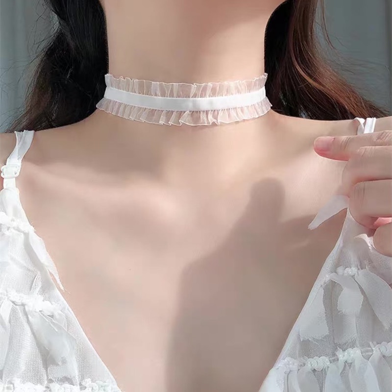Vòng Cổ Choker Bằng Ren Phong Cách Hàn Quốc Thời Trang Đơn Giản