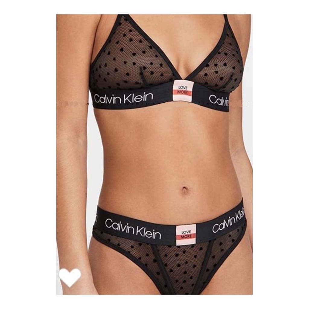 BỘ ĐỒ LÓT NỮ KHÔNG GỌNG MÚT CK REN TIM