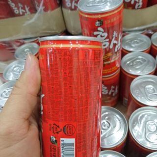 Nước hồng sâm lon hàn quốc