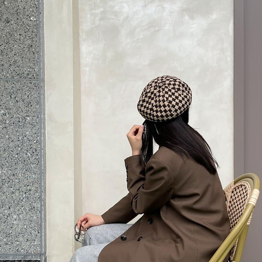 Wmes15h Mũ Nồi Họa Sĩ Hàn Quốc Mùa Thu Giữ Ấm Cho Nữ
