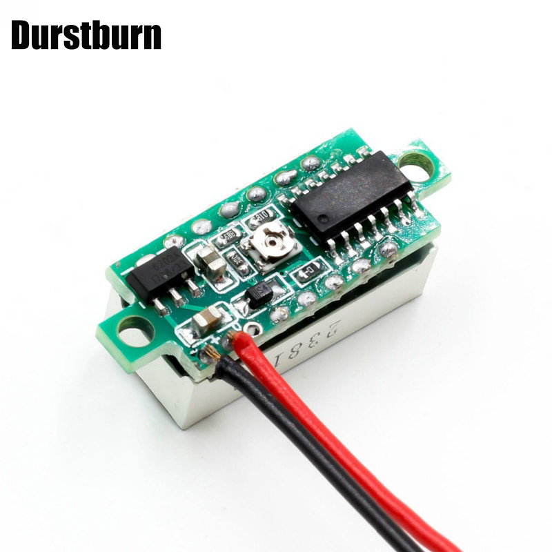 Volt kế thử nghiệm kỹ thuật số mini hiển thị LED 0.28 inch 2.5-40V