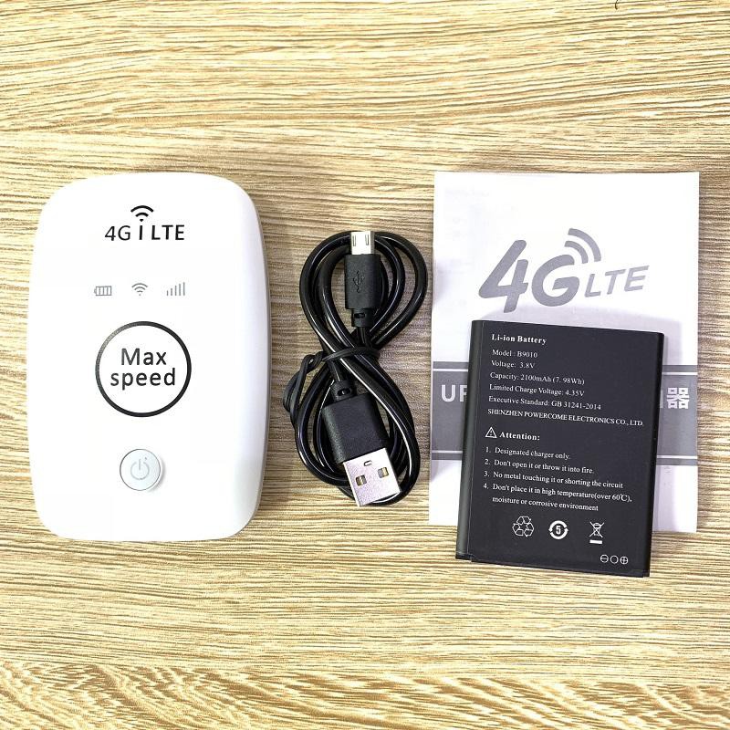 (SIÊU MẠNH) Phát wifi 4G siêu mạnh từ sim 3G 4G,đa mạng,pin cực trâu,kết nối nhiều thiết bị cùng lúc ZTE MF901 cực chất