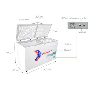 Tủ Đông Sanaky VH-2899W2K 230 lít