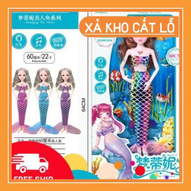 BÚP BÊ NÀNG TIÊN CÁ 60cm có 22 khớp