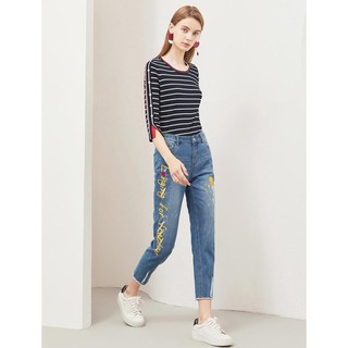 Quần jeans STRADIVARIUS BOYFRIEND JEANS