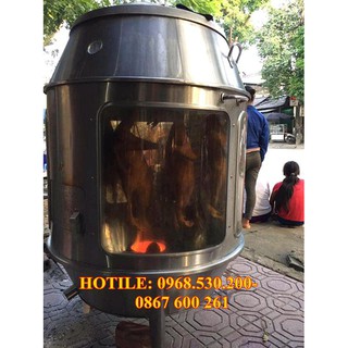 Lò Quay Vịt Gà Bằng Than 80 cm, lu nướng gà vịt bằng than
