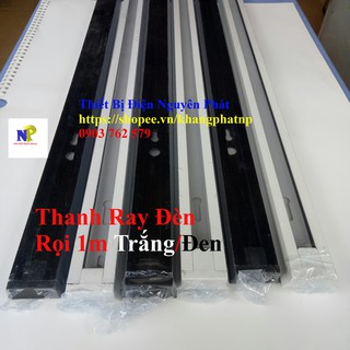 Thanh Ray Đèn Rọi Loại 1m (Màu Trắng, Màu Đen)