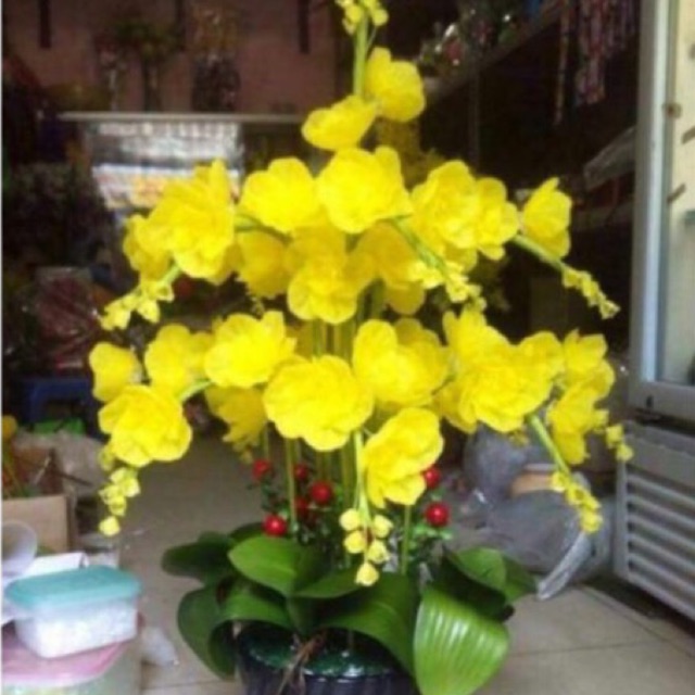 Combo nguyên liệu làm hoa pha lê đá vàng