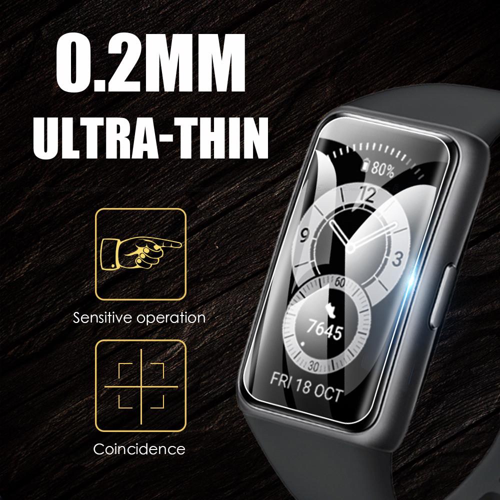 Miếng Dán Hydrogel Mềm Trong Suốt Bảo Vệ Màn Hình Đồng Hồ Thông Minh Huawei Talkand B5 Band 6 Honor 5 4 3