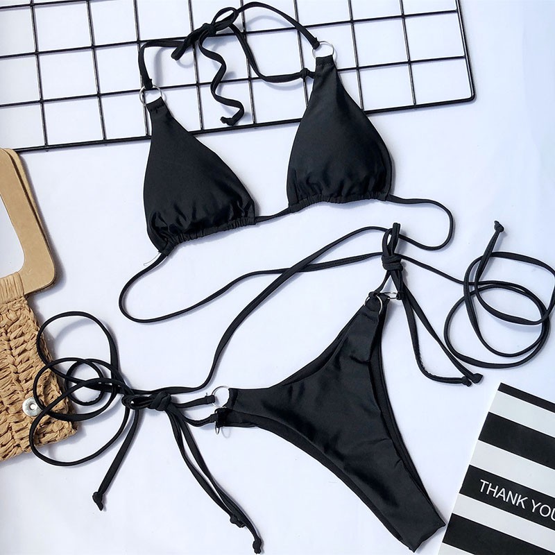 Bộ Bikini Hai Mảnh Màu Kẹo Ngọt H89 | BigBuy360 - bigbuy360.vn