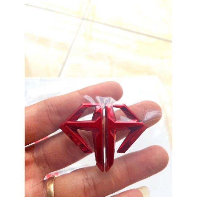 Tem logo air blade 2019 kim cương hàng zin cao cấp màu đỏ - giá cho 1 cái