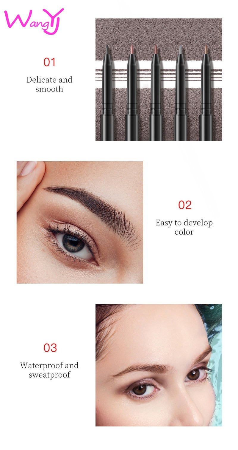 (Hàng Mới Về) Bút Chì Kẻ Lông Mày Đầu Xoay Tự Động Siêu Mịn 1.5mm | BigBuy360 - bigbuy360.vn