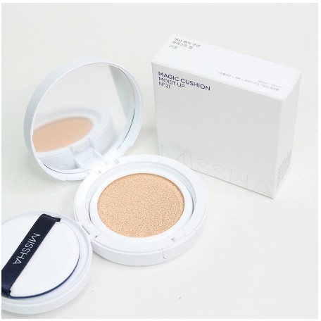 Phấn Nước [Missha] Magic Cushion Moist Up Dưỡng Ẩm, Da Bóng Khỏe Tự Nhiên SPF50+ PA+++ 15g