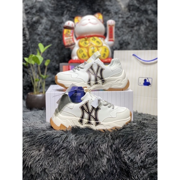 [Hàng 1:1] Giày Sneaker NY đế nâu chữ đen,đế tách 2 lớp hàng 11