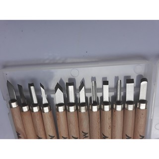 BỘ DỤNG CỤ KHẮC GỖ 12 CÂY