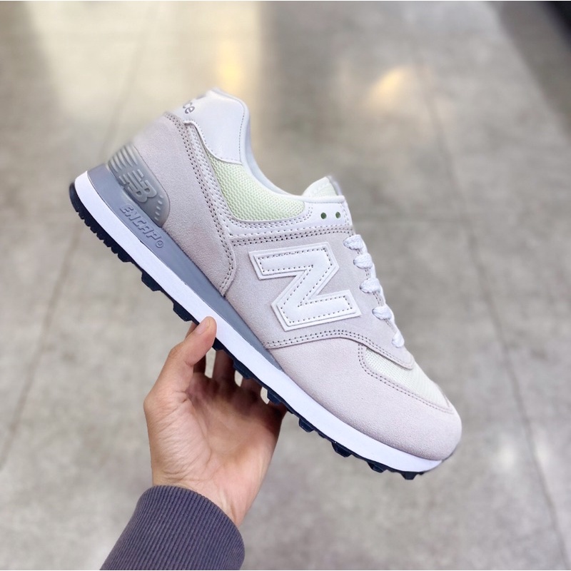 Giày thể thao 574 xám nhạt cực êm, dễ phối đồ