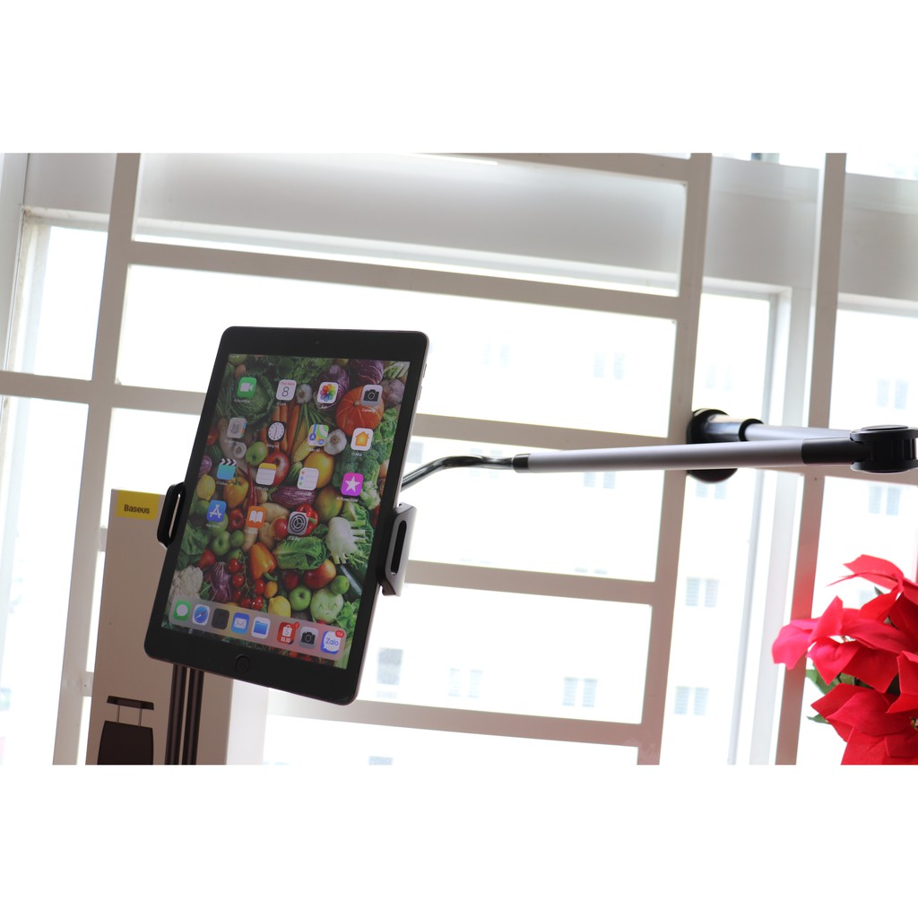 Kẹp đầu giường giữ Ipad và Điện thoại Xem Phim 360 độ chính hãng Baseus