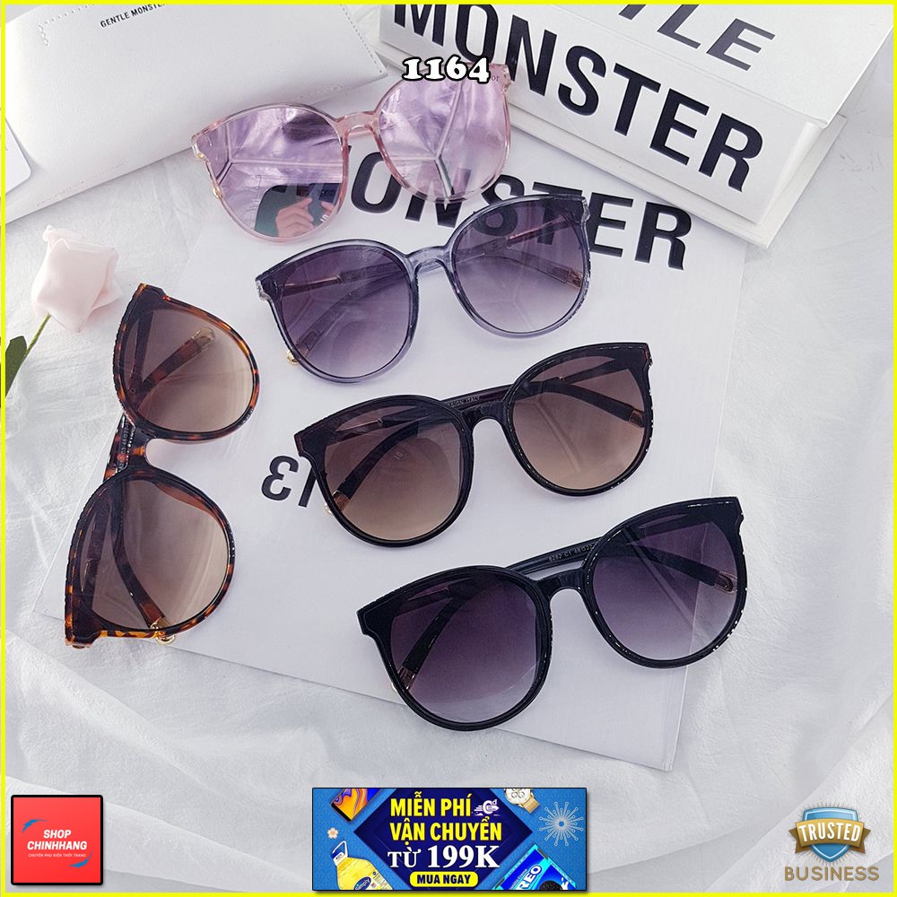 KÍNH MÁT NỮ THỜI TRANG FORM THON GỌNG VÀNG SÀNH ĐIỆU SH1164