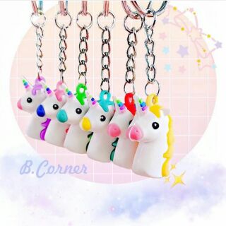 Móc Khoá Silicone Unicorn Nổi - MK1078