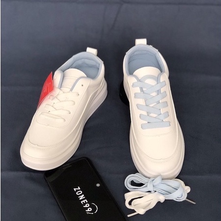 Giày Thể Thao Nữ Trắng Basic Đế Bằng