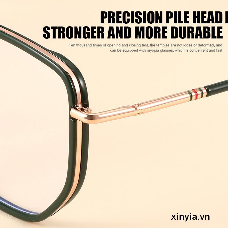 Mắt Kính Gọng Tròn Lớn Phong Cách Hàn Quốc Cổ Điển Dành Cho Nữ