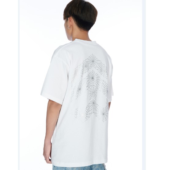 Áo thun 5THEWAY màu Trắng - /spider web/ NEW TEE in WHITE