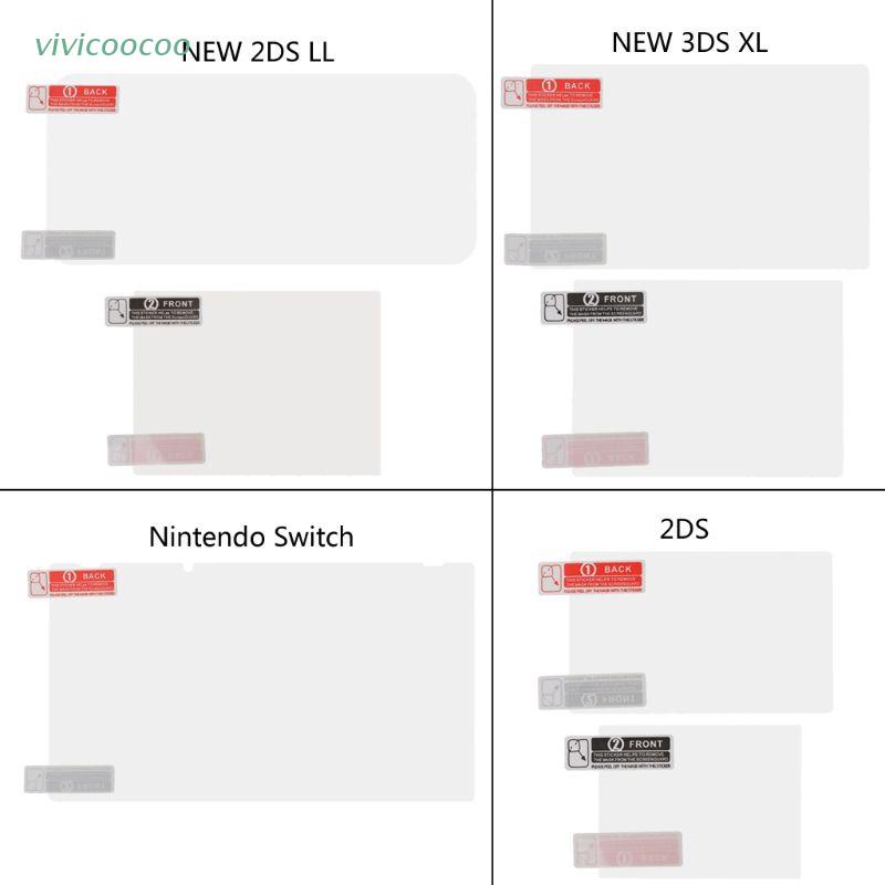 Bộ 5 Miếng Dán Bảo Vệ Màn Hình Cho Nintendo Switch 2ds New 2ds Ll New 3ds Xl