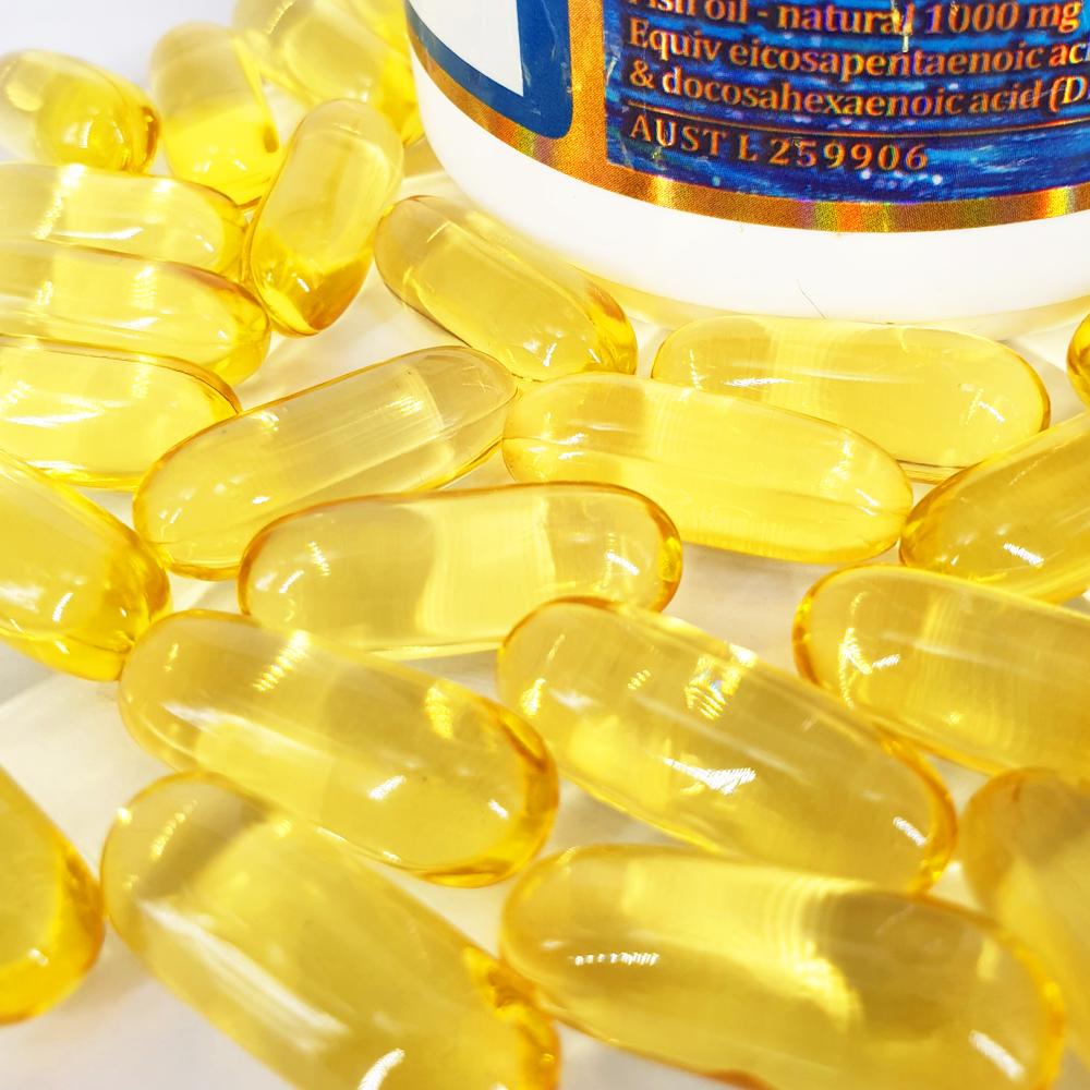 Viên Uống Vitatree Omega 3 1000mg Bổ Sung DHA,EPA Giúp Bổ Não Tăng Cường Thị Lực Hộp 150 Viên Của Úc