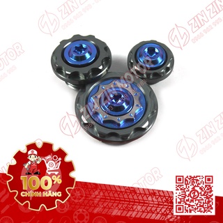 Ốc Mâm Lửa CNC Xanh - Sonic 150R, Winner, CBR 150R, CB150R - PV-Technik