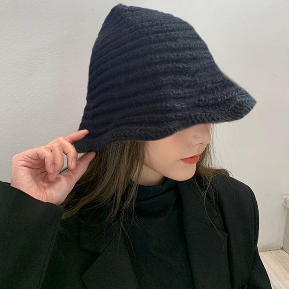 Mũ Len Beanie Nam Nữ Màu Trơn Dễ Thương