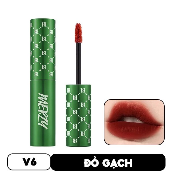 Merzy V6 vỏ Xanh Lá - Son kem thỏi Merzy Another Me The First Velvet Tint V6 ( Phiên bản Đặc Biệt )