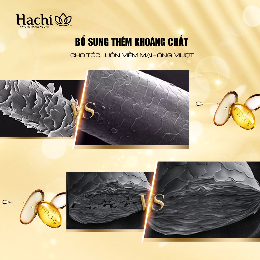 Dầu gội bưởi cho tóc gãy rụng Hachi Regenerating chiết xuất GRAPEFRUIT thiên nhiên lành tính - Hachi Regenerating Shampo