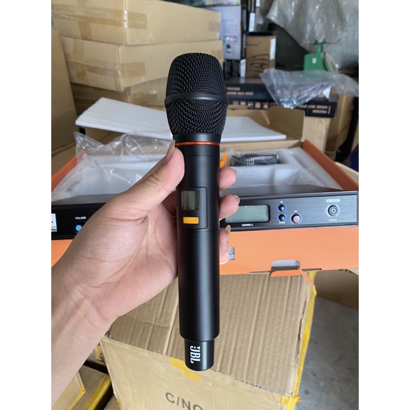 Micro karaoke không dây JBL VM500 , tự ngắt, cảm ứng nhiệt