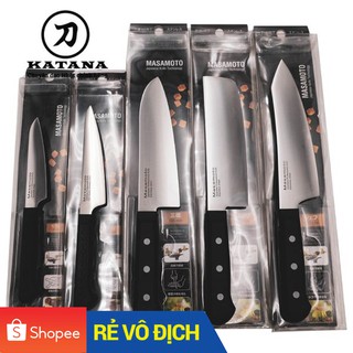 Bộ dao làm bếp cao cấp 5 món siêu sắc MASAMOTO thép không gỉ chất lượng xuất khẩu Nhật Bản thumbnail