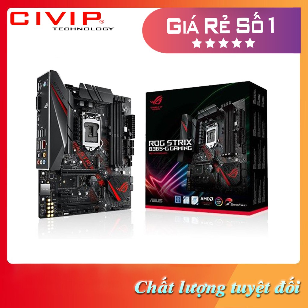 Mainboard ASUS ROG STRIX B365-G GAMING - Hàng Chính Hãng