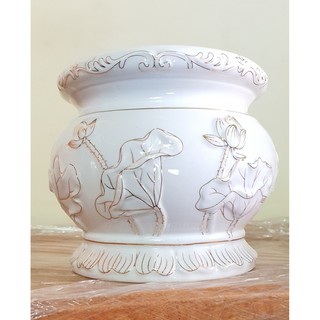 Bát nhang bạch ngọc cao 14cm số 3
