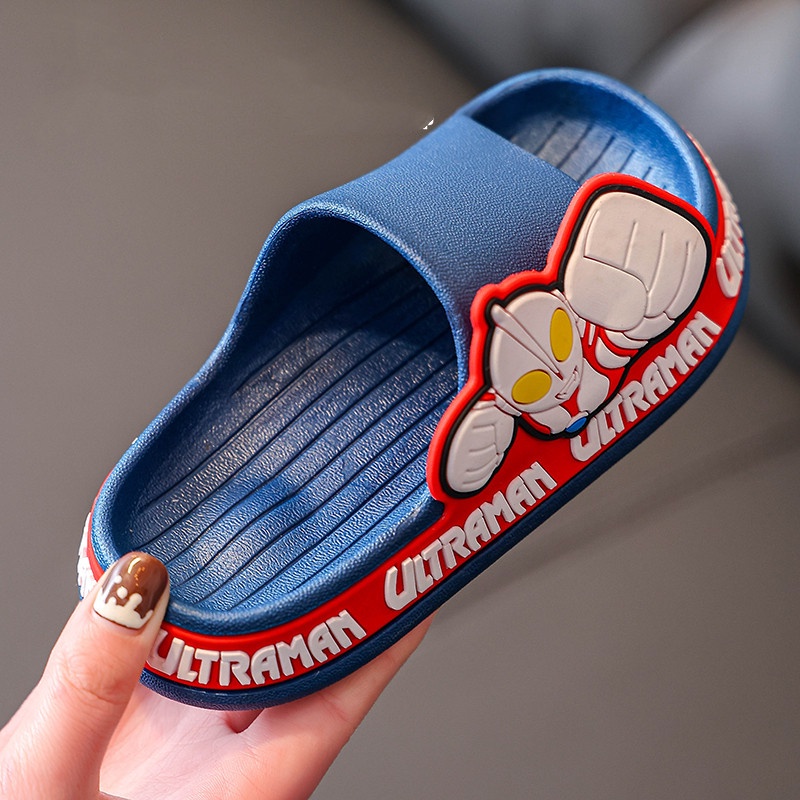 Dép Bé Trai Dép Họa Tiết Ultraman Cá Tính Thời Trang Cho Bé Trai dép bé trai dép lê cho bé trai