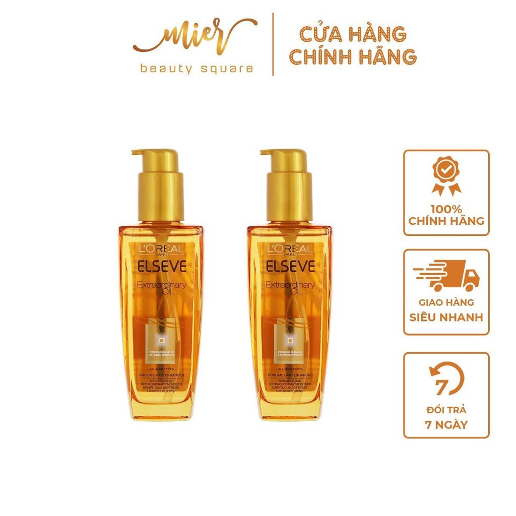 Dầu Dưỡng Tóc L'Oreal Tinh Dầu Hoa Tự Nhiên Elseve Extraodinary Oil 100ml