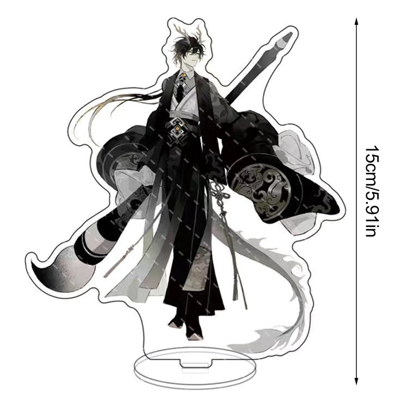 Tmdbyx Mô Hình Anime Genshin Va Chạm Diluc Venti Klee Zhongli Bằng Acrylic Trang Trí Bàn Làm Việc