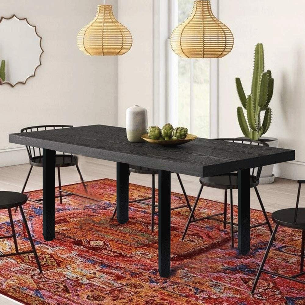 Chân bàn sắt cao 60cm, 1 bộ gồm 4 chân nhé, kiểu chân trụ thẳng vuông 30x30 tặng kèm 16con ốc