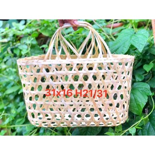 Giỏ tre đựng quà tết xinh xinh