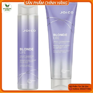 Dầu gội xả tím khử sắc tố vàng Blonde Life Violet Joico 300ml/250ml