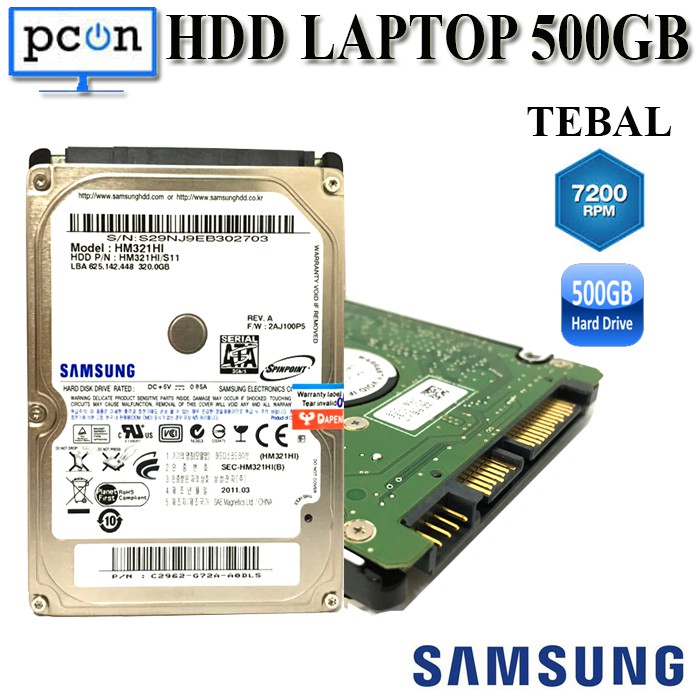 Ổ Cứng Di Động Laptop 500gb Hgst 7mm / Hdd Sata 500gb Ps3