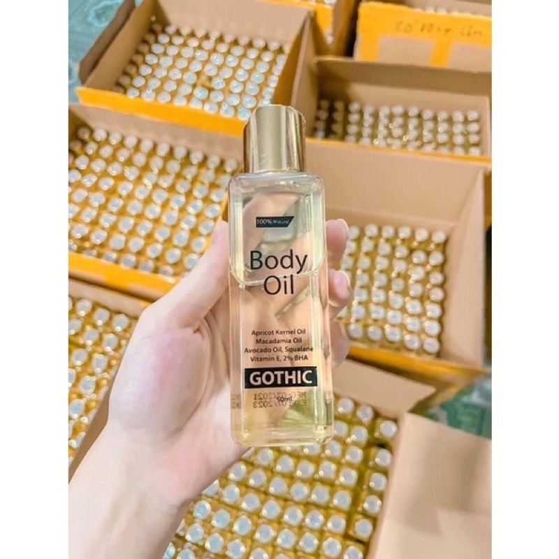 QUẬN 3 [NOWSHIP] DẦU DƯỠNG DA BODY OIL GOTHIC (Giúp da trắng sáng mịn màng ) | BigBuy360 - bigbuy360.vn