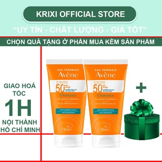 kem chống nắng avene Cleanance - Fluide Fluid SPF50+ 50ml mẫu mới