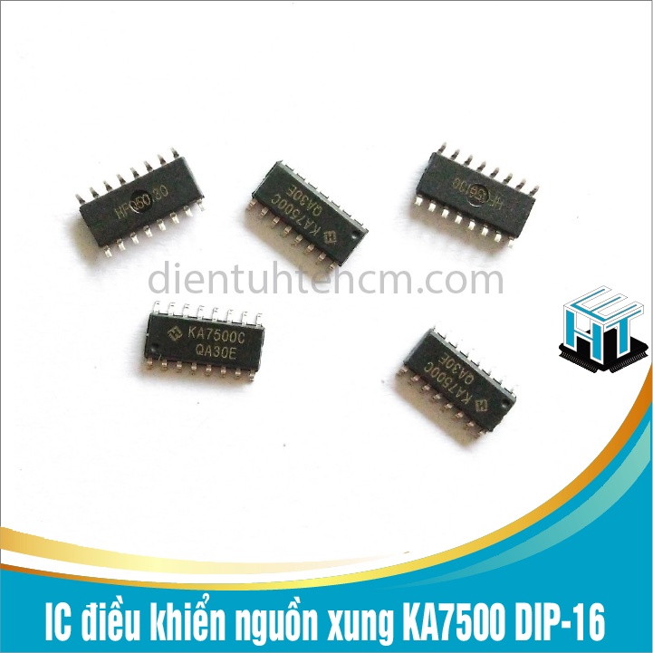 Combo 2 con IC điều khiển nguồn xung KA7500 DIP-16 chính hãng