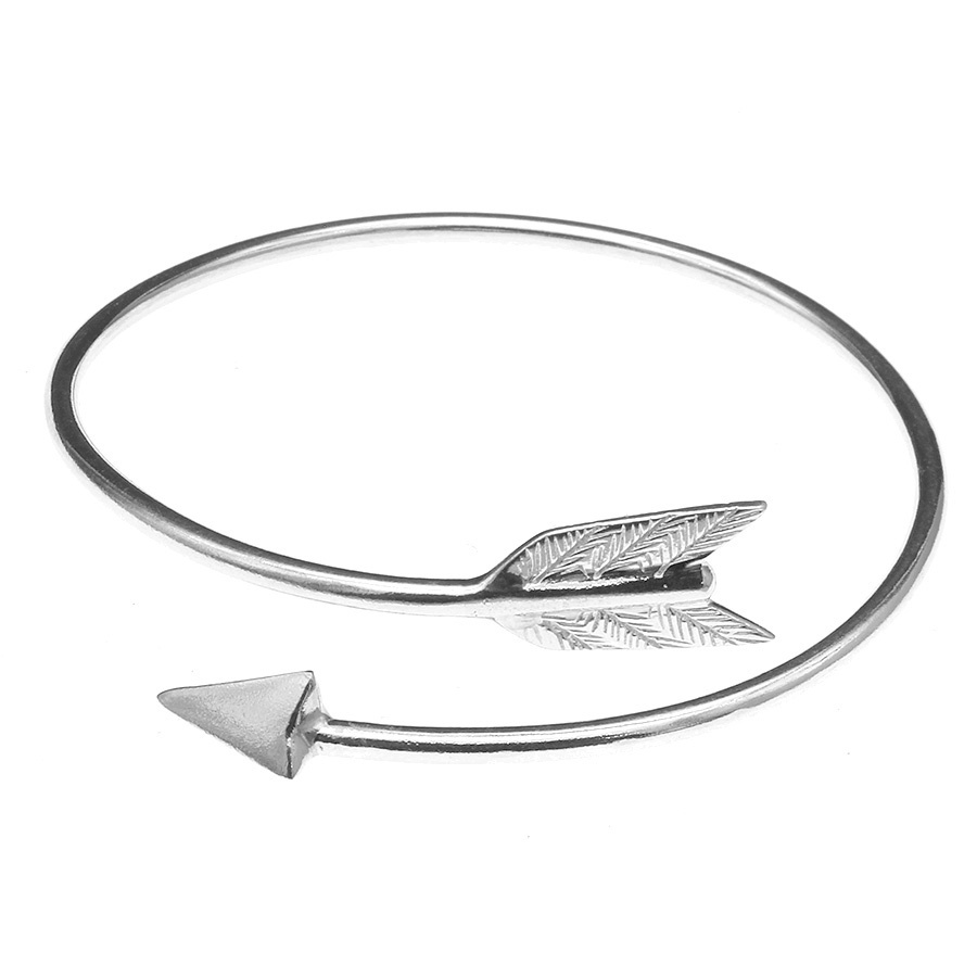 Vòng tay nữ BẠC HIỂU MINH LTU463 dạng kiềng mũi tên xinh xắn thanh lịch
