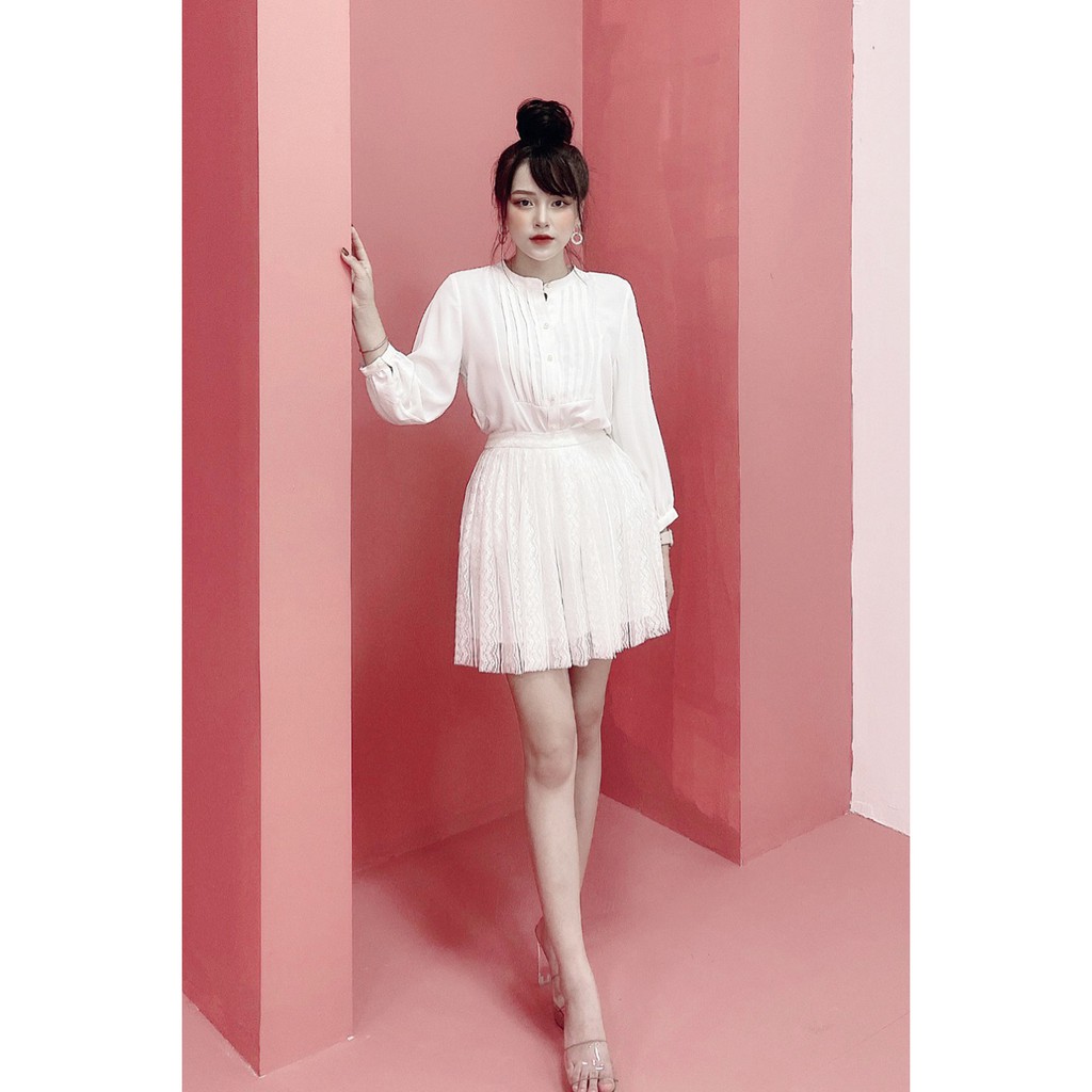 [Mã WABRM50 giảm 15% đơn 99k] Áo sơ mi dài tay cổ tàu - 20Again | BigBuy360 - bigbuy360.vn