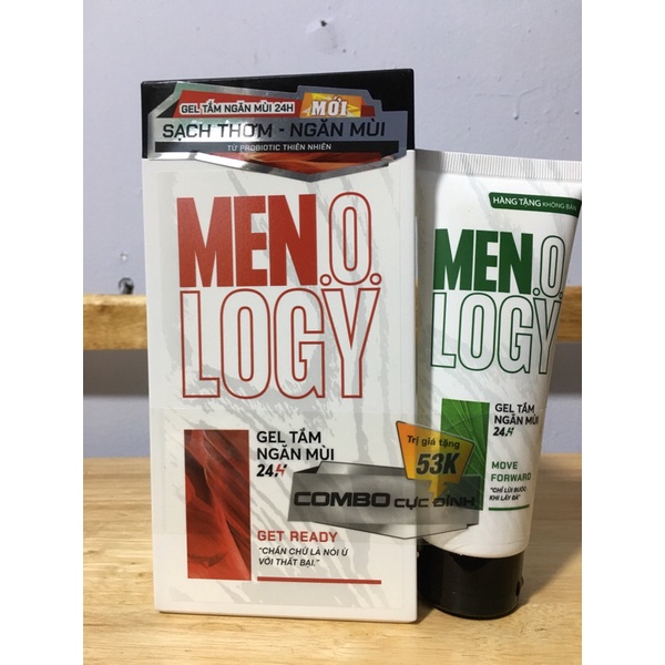 Gel Tắm MEN.O.LOGY Ngăn Mùi 24h Take Chance 350ml+ kèm quà tặng